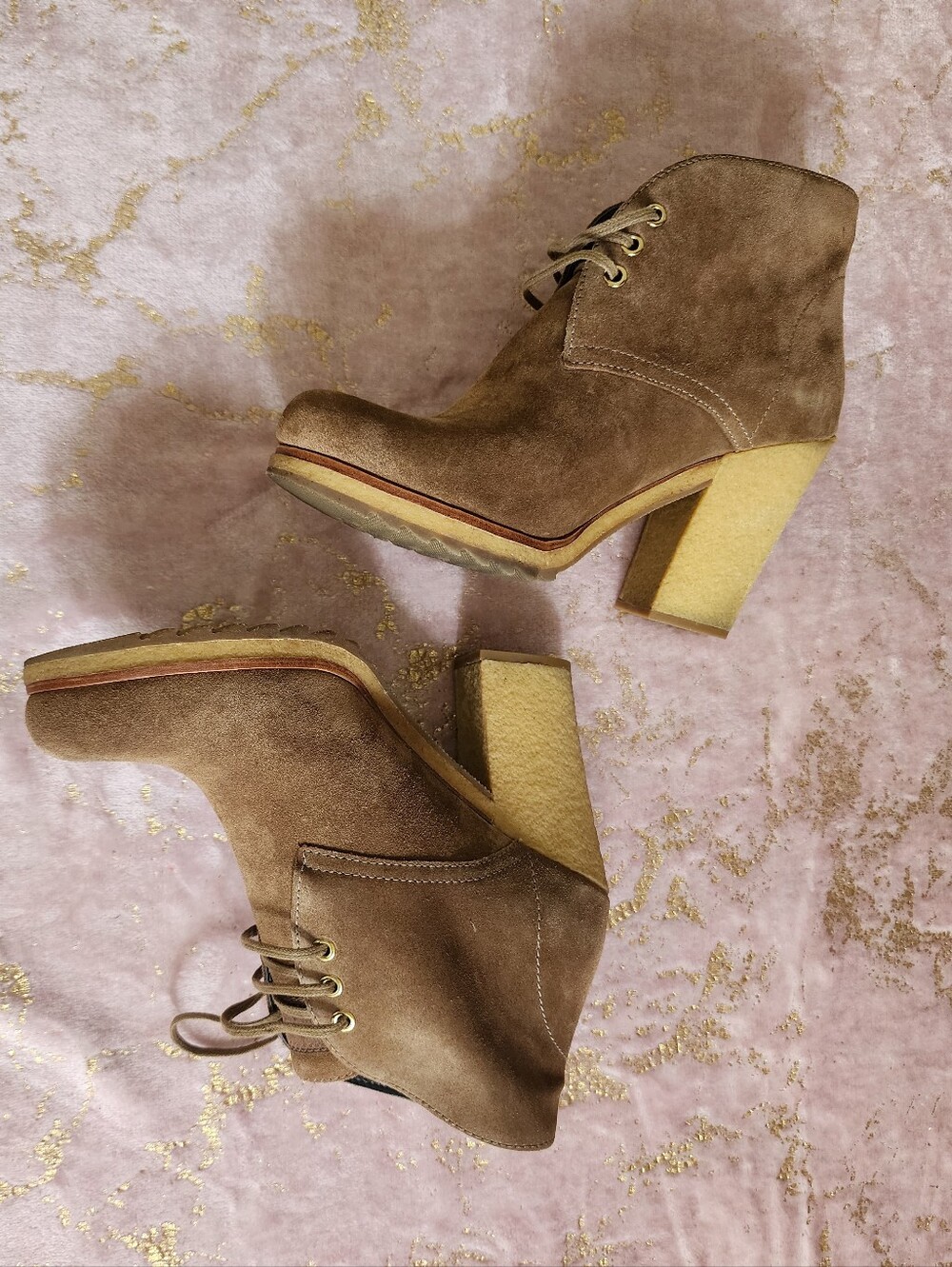 PRADA | Tan Suede Boots - Picture 8 of 15